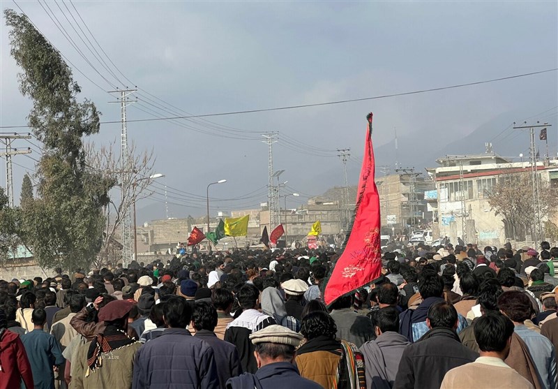 ادامه تحصن حزب وحدت مسلمین در واکنش به کشتار شیعیان پاراچنار