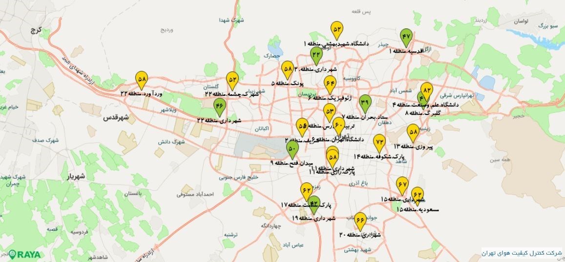 تنفس هوای “قابل قبول” در تهران