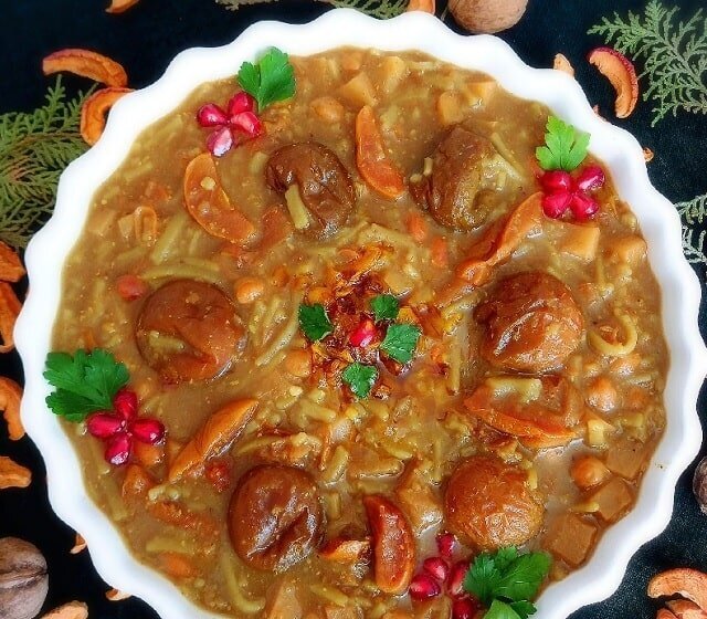 طرز تهیه آش میوه مجلسی+ عکس