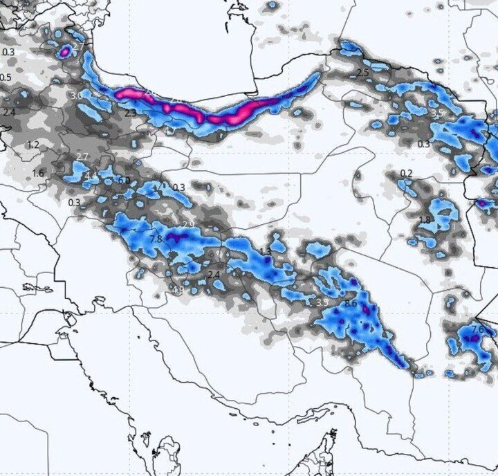 ورود دو سامانه بارشی به کشور