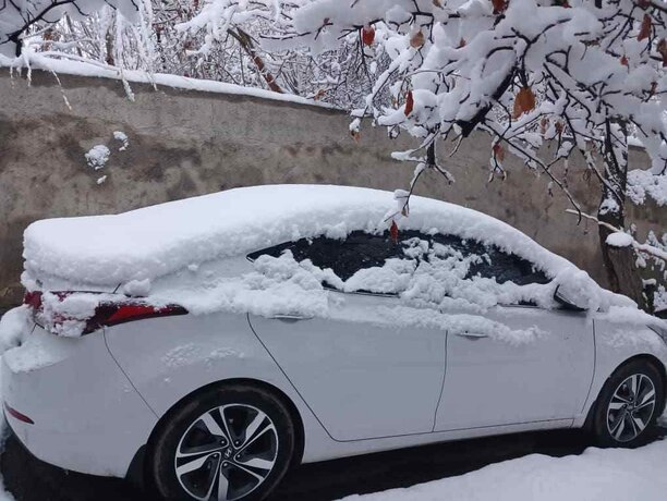 بارش برف شهرستان گلپایگان