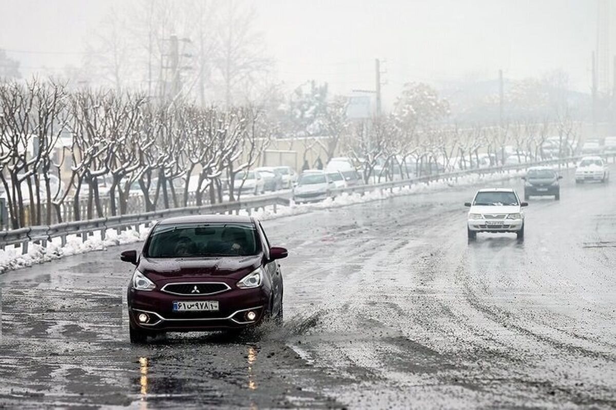 بارش برف و باران در ۹ استان/ ۶ محور مسدود است