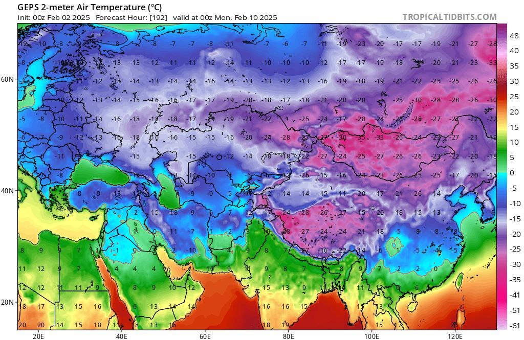 سرمای سیبری و روزهای برفی در راه ایران + نقشه