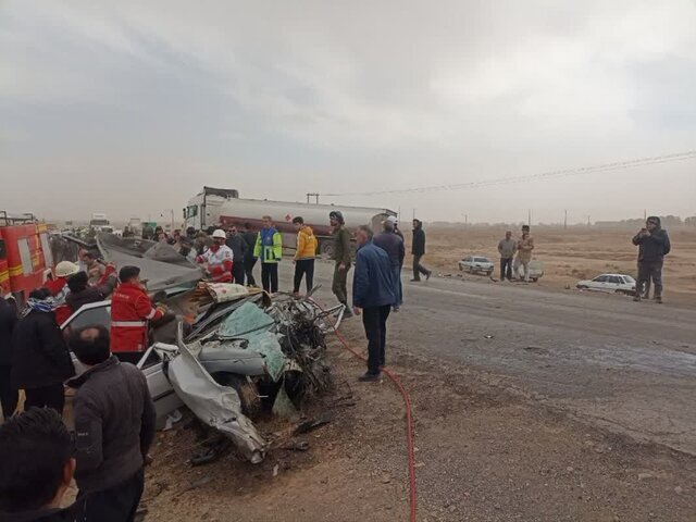 مادر و کودک قربانی جاده غیر ایمن