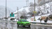 بارش برف و باران در ۱۲ استان کشور/ ترافیک نیمه‌سنگین در آزادراه‌ها